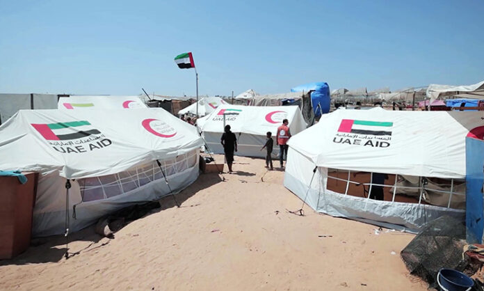 UAE: Operation 'Chivalrous Knight 3' Provides Tents For Displaced Families In Gaza