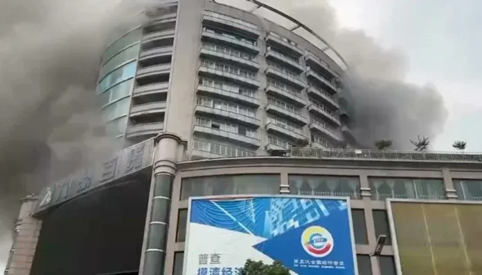 Eight Killed After Fire Breaks Out At Shopping Mall In China