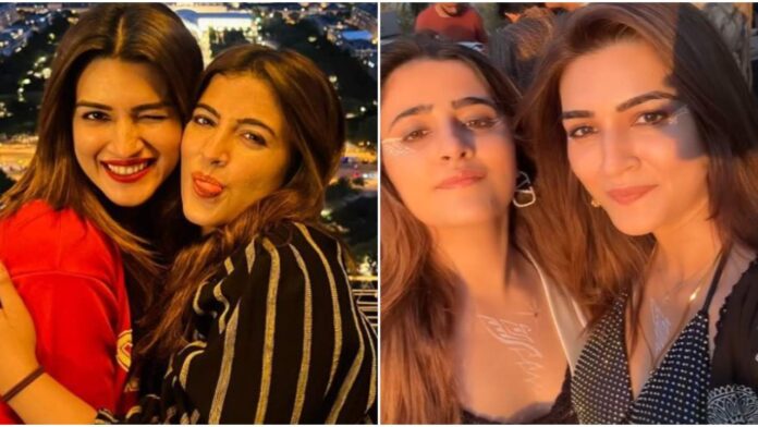 Kriti Sanon, sister Nupur share sibling goals during Greece vacation