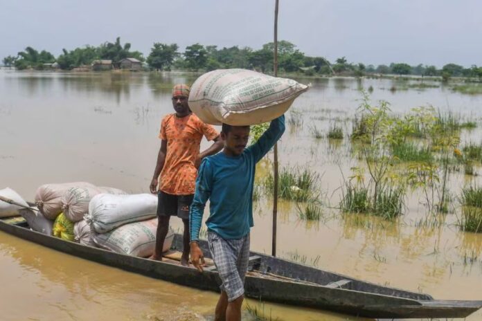 Assam: Flood Situation Remains Grim In Nagaon