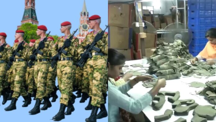 Russian Army Marches On 'Made In Bihar' Boots Manufactured In Hajipur