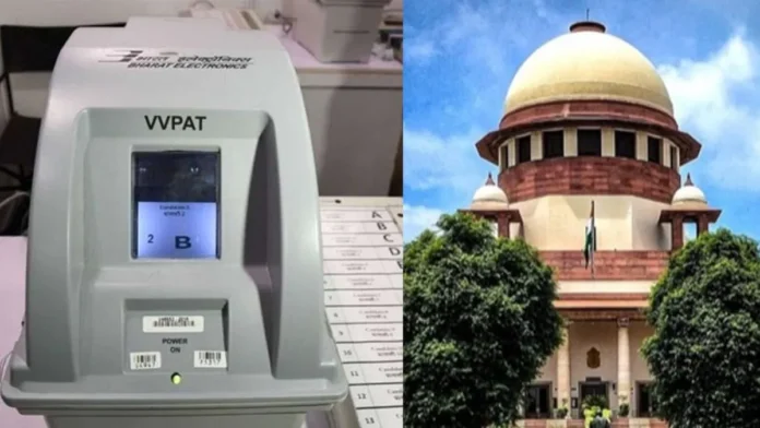 Supreme Court rejects plea seeking review of VVPAT-EVM verification verdict