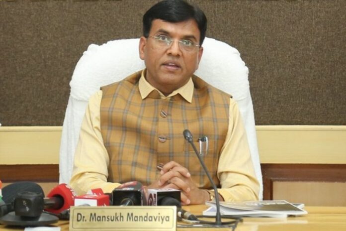 Union Minister Mansukh Mandaviya Interacts With , National Service Scheme Awardees