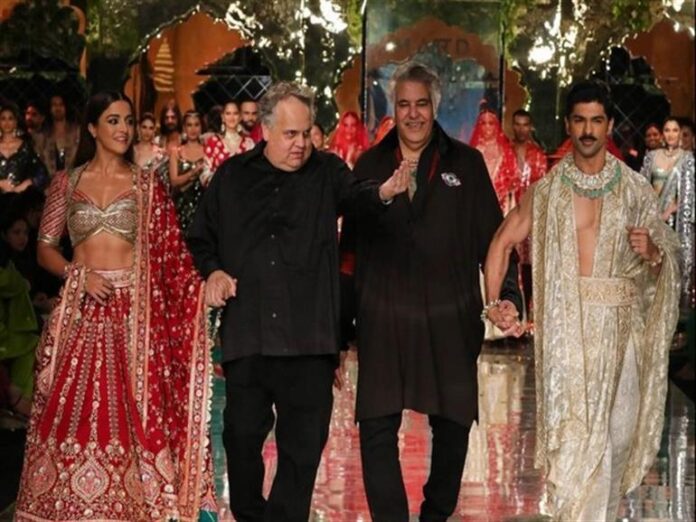 India Couture Week: 'Heeramandi' fame Taha Shah turns showstopper for Abu Sandeep, Wamiqa Gabbi too walks the ramp