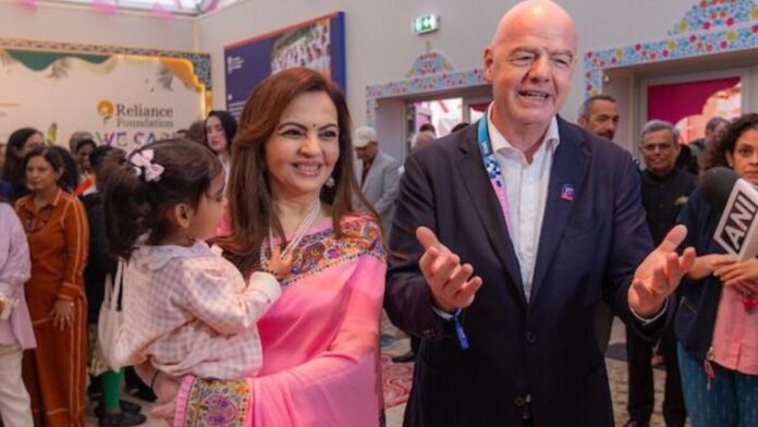 Paris Olympics: Nita Ambani Meets FIFA President During Opening Ceremony Of 'India House'