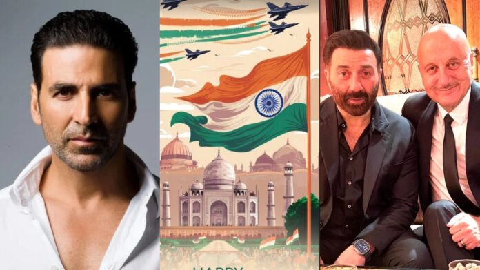 Akshay Kumar to Sunny Deol, celebs share special posts on Independence Day