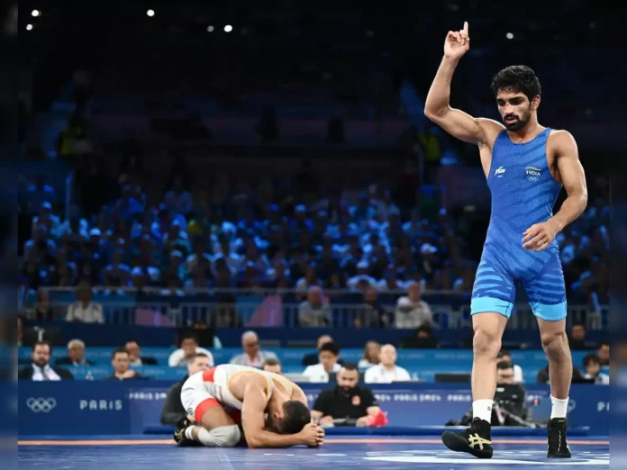 Paris Olympics: Aman Sehrawat Clinches Bronze In 57 KG Freestyle Wrestling Event