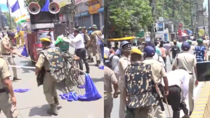 Bharat Bandh: Nationwide protest being held; Patna Police baton charge people protesting against SC's verdict on reservations