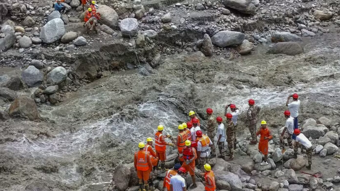 Cloudburst Triggers Flooding In Himachal Pradesh's Damrali Nallah; Washes Away 30 Metres Of Road, No Casualties