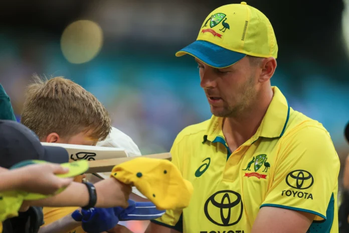 Josh Hazlewood ruled out of Australia's T20I series against Scotland due to calf strain