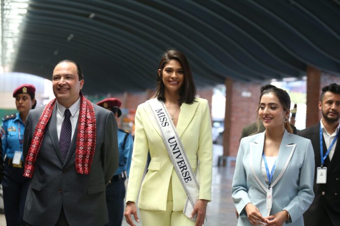 Miss Universe Sheynnis Palacios makes historic arrival in Nepal