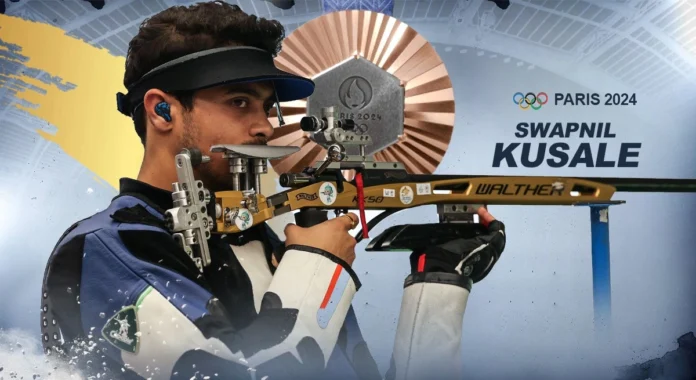 Paris Olympics: India shooter Swapnil Kusale wins bronze in men's 50m rifle 3P event