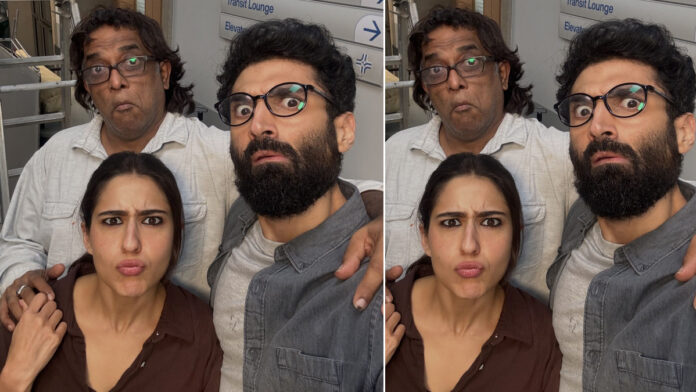 Metro In Dino: Sara Shares Goofy Selfie With Aditya Roy Kapur, Anurag Basu