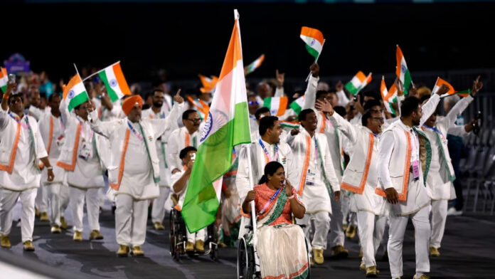 Paris Paralympics Sumit, Bhagyashri Lead India To Vibrant Welcome In Opening Ceremony