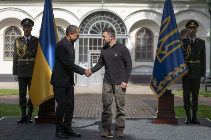 Ukraine President Zelenskyy Receives Letter Of Credence From Newly Appointed Indian Envoy Ravi Shankar