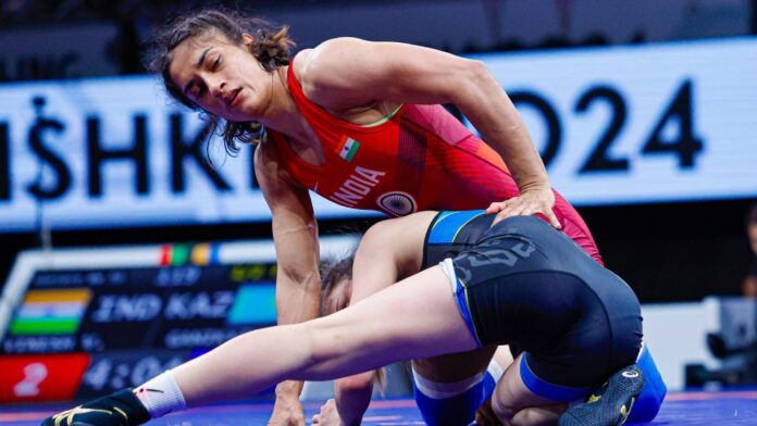 Vinesh Phogat soars high at Paris Olympics, eyes gold after stoming into women's 50kg wrestling final