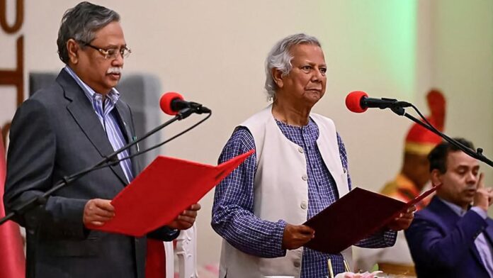 17 Members Of Bangladesh's Interim Govt Sworn In, With Muhammad Yunus As Chief Advisor