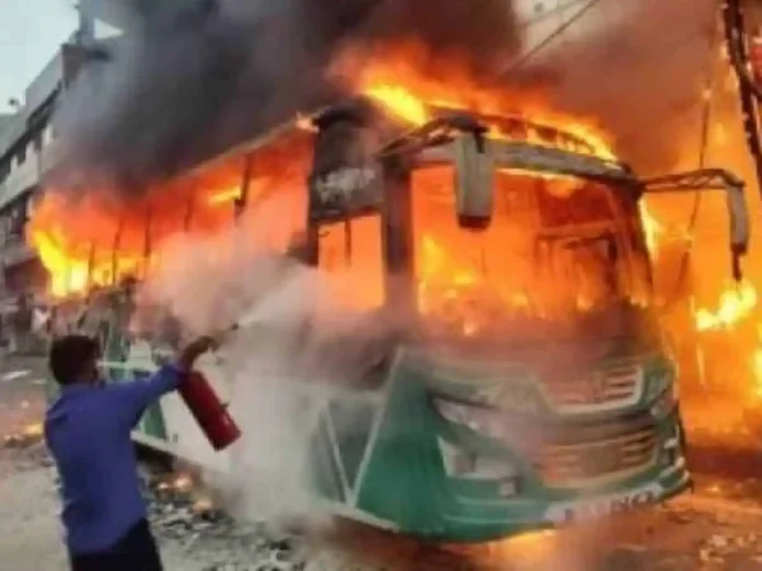 During Recent Bangladesh Protests 'Setu Bhaban' Set Ablaze In Dhaka, Vehicles Worth Crs Charred