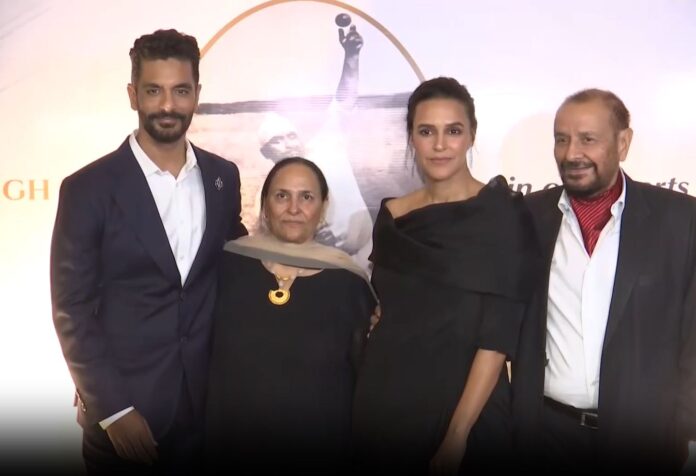 Angad Bedi, Neha Dhupia host event in memory of legendary cricketer Bishan Singh Bedi