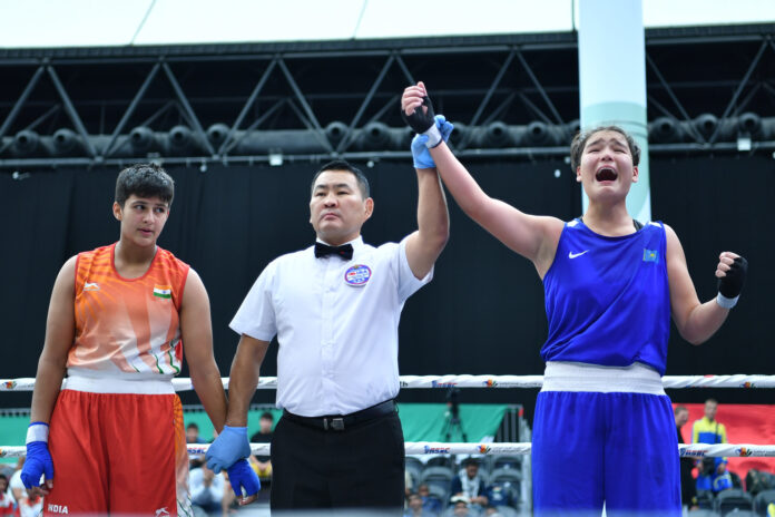 Boxer Gurseerat Kaur wins gold at Asian School Boxing Championship