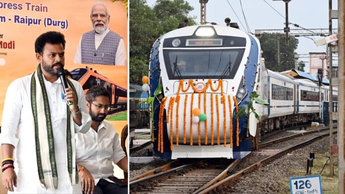 Durg-Vishakhatpatnam Vande Bharat train virtually flagged off by PM Modi, to complete journey in eight hours