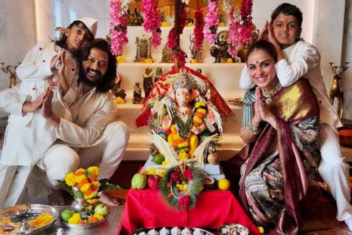 Ganesh Chaturthi: Riteish Deshmukh shares video of his kids making eco-friendly idols of Lord Bappa