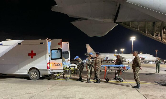 Indian Army Medical Team Evacuates Injured Soldier From Israel