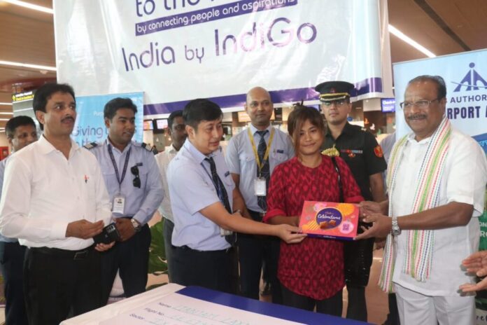 Tripura Guv Inaugurates Indigo Flight Service Between Agartala And Hyderabad