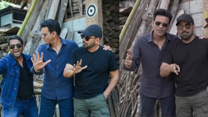 Manoj Bajpayee, Raj & DK share fun glimpse from 'The Family Man 3' sets