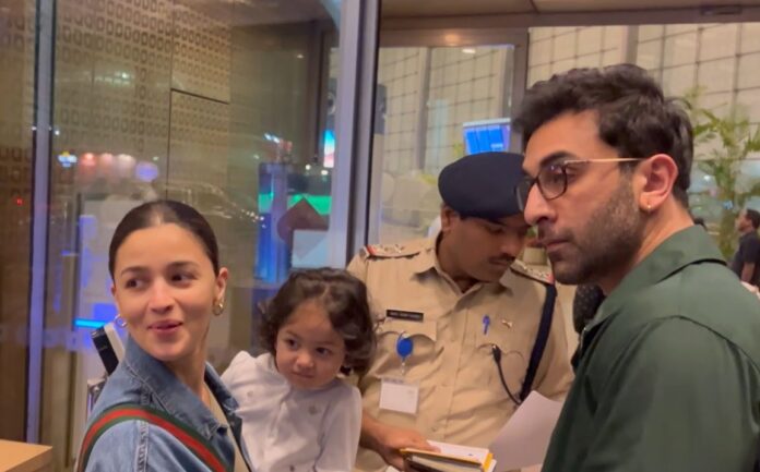 Ranbir-Alia spotted at airport, their daughter Raha's cute interaction with dadi Neetu Kapoor leaves fans in awe