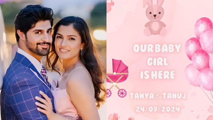 Tanuj Virwani, wife Tanya Jacob become parents to baby girl