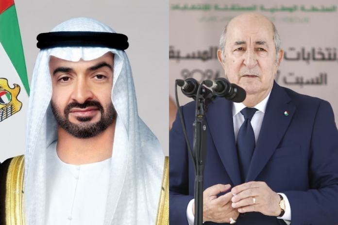 UAE President Congratulates Algerian President On Re-Election