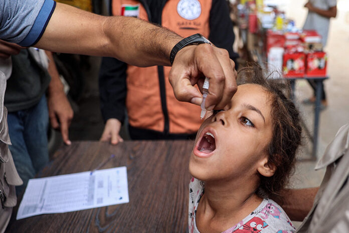 UAE's Support Accelerates Vaccination Of Over 187,000 Children In Gaza