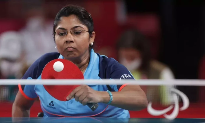 Bhavinaben Patel Cruises To Quarterfinals Of Women's Singles WS4 Category In Paris Paralympics