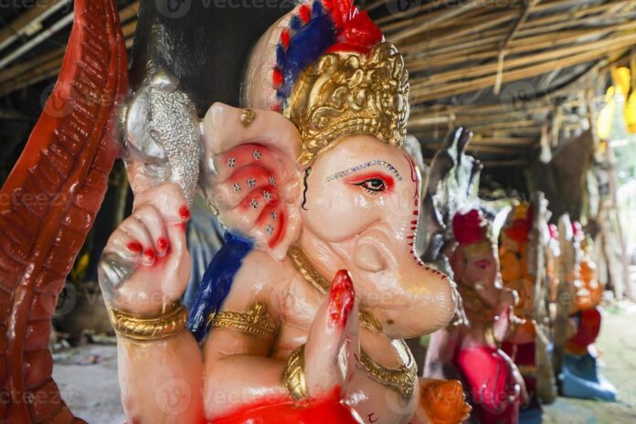 Best From Waste: South East Central Railway Crafts 12-Foot Ganesh Idol From Scrap In Raipur