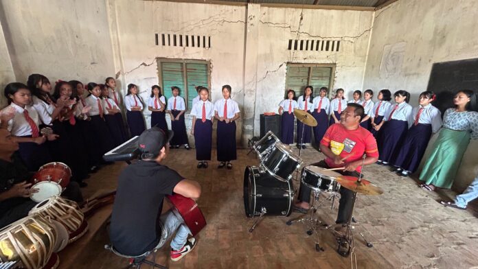 Manipur: Army Provides Musical Instrument To School In Imphal East Under Operation Sadbhavna