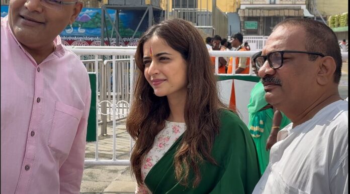 Ashika Ranganath seeks blessing at Tirupati's Lord Balaji Temple