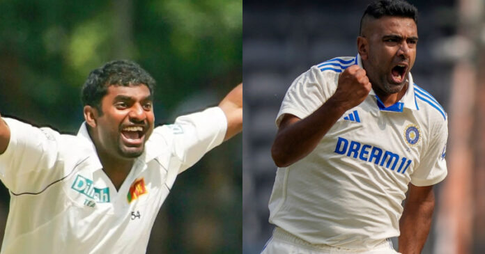 Ashwin goes level with iconic spinner Muttiah Muralitharan for remarkable Test feat