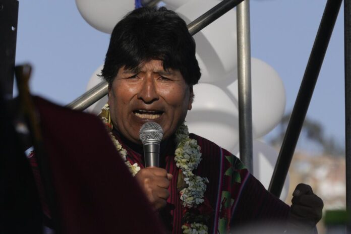 Bolivia Presidential Candidate Morales Alleges Shots Fired At His Car In Attempted Assassination