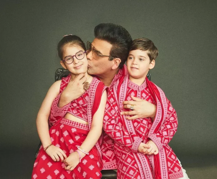 Diwali 2024: Karan Johar Shares Fam-Jam Picture With Mother Hiroo, Kids Yash, Roohi