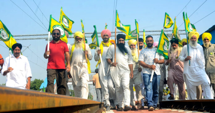 Punjab Farmers Gather In Sangrur, Block Highway To Press Their Demands