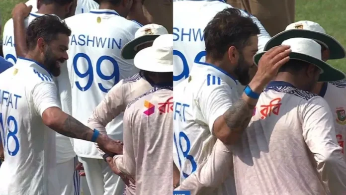 Virat Kohli gifts bat to Shakib Al Hasan