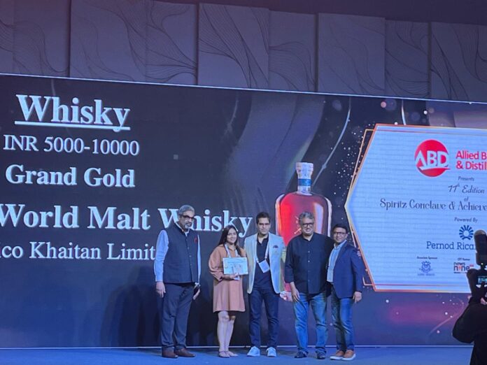 Jaisalmer Gold Gin and Sangam World Malt Whisky Shine at Spiritz Awards 2024