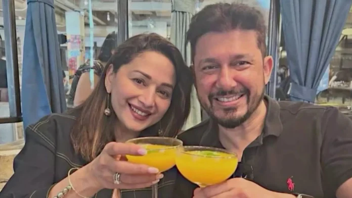 To celebrate this big day, Madhuri shared a special video to wish her better half.