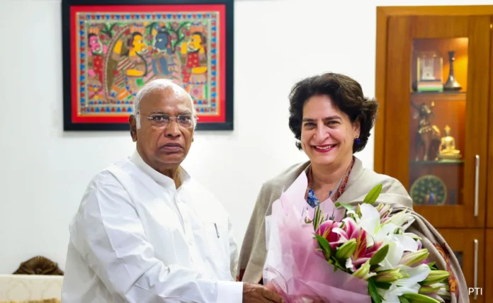 Congress' Priyanka Gandhi To File Nomination For Wayanad Bypolls On October 23