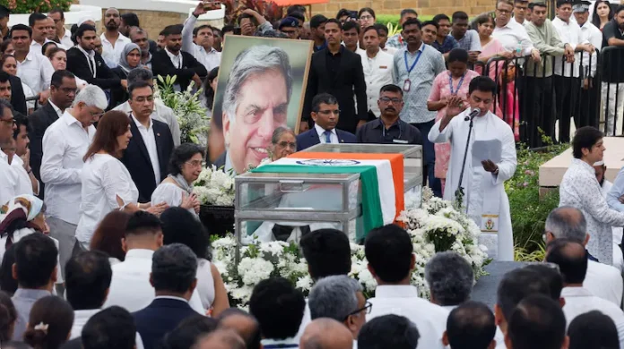 Ratan Tata Funeral: Mortal Remains Reaches Worli Crematorium