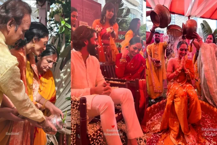 Naga Chaitanya And Sobhita Dhulipala Kick Off Pre-Wedding Celebrations With Haldi Ceremony