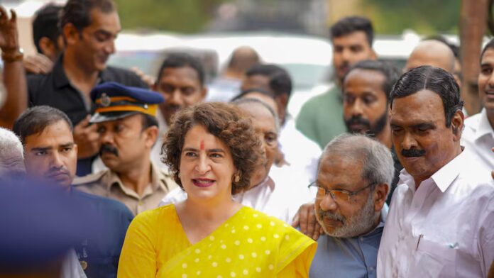 By-polls: Priyanka Gandhi gains comfortable lead in Wayanad, BJP leads on Nanded Lok Sabha seat