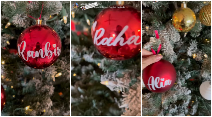 Alia To Celebrate Christmas With Daughter, Shares Video Of Xmas Tree Decorated With Raha's Name