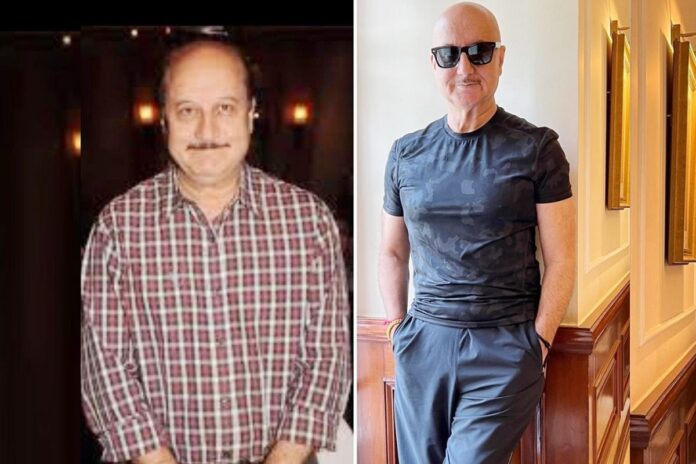 Anupam Kher Shares Incredible Weight Loss Transformation On Instagram